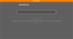 Desktop Screenshot of ebookoid.net